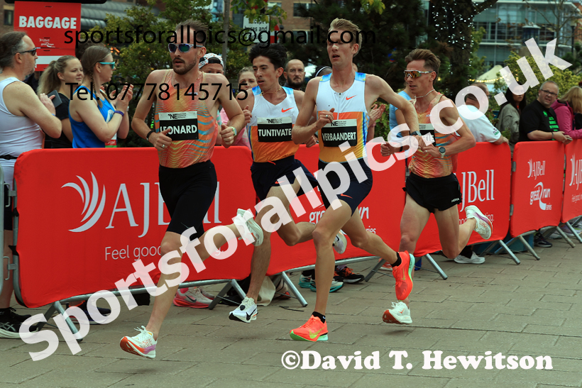 Elite Mens 5k, AJ Bell Great North 5k. Photo: David T. Hewitson/Sports for All Pics
